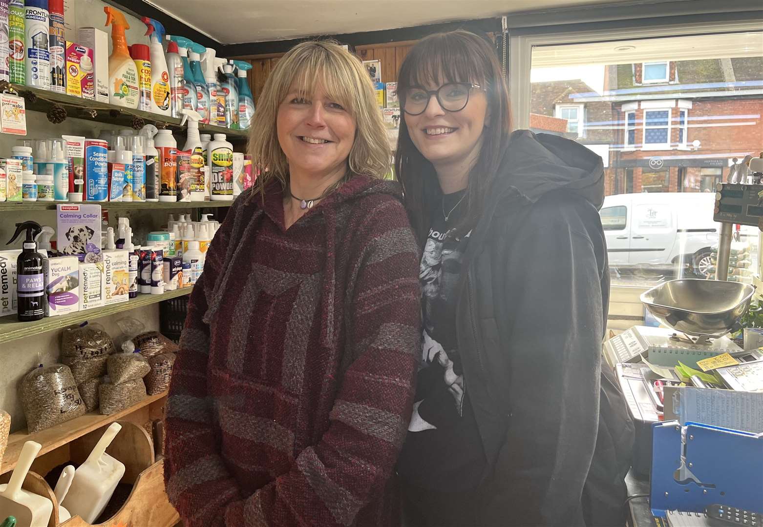 Tina Newman and Louise Douglass at That Pet Shop say anything that brings jobs to New Romney is a good thing