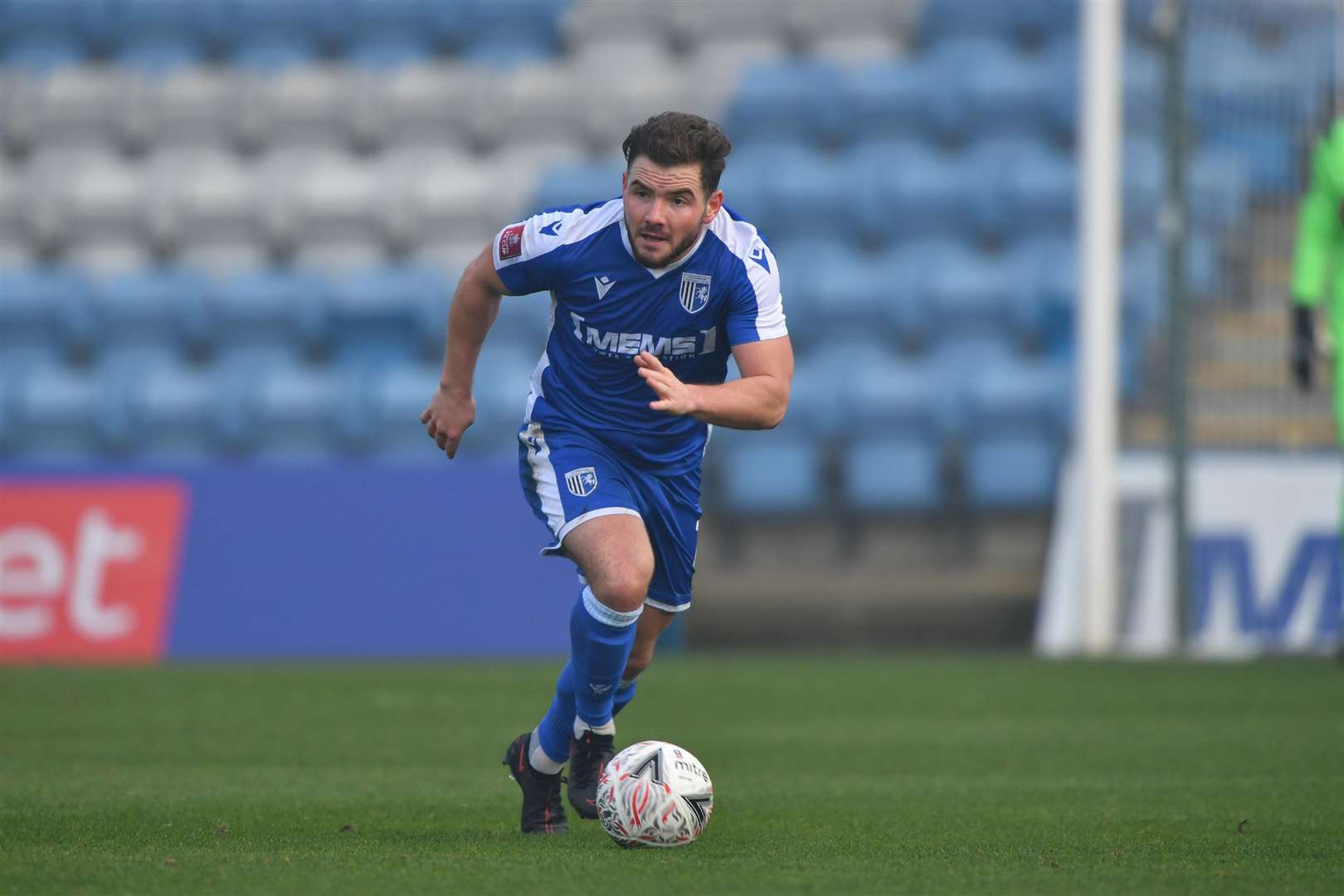 Gillingham midfielder Alex MacDonald fancies a shot at the play-offs