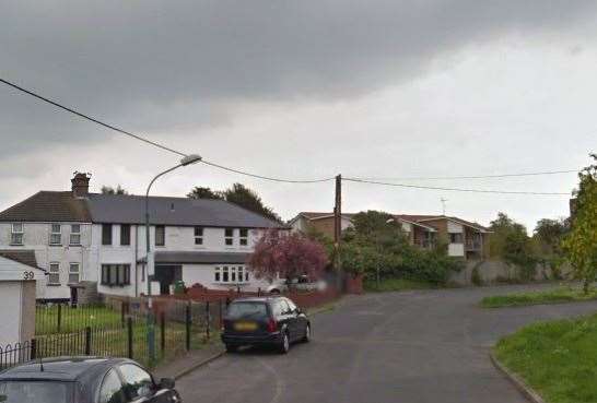 The fire broke out at a home in Capel Place, Dartford. Picture: Google Street View