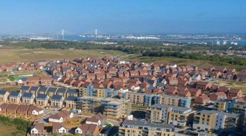 More than 4,000 homes have so far been built at Ebbsfleet Garden City out of a total 15,000. Picture: Ebbsfleet Development Company