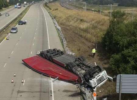 The scene of the crash. Picture: KM Group photographer DAVE DOWNEY