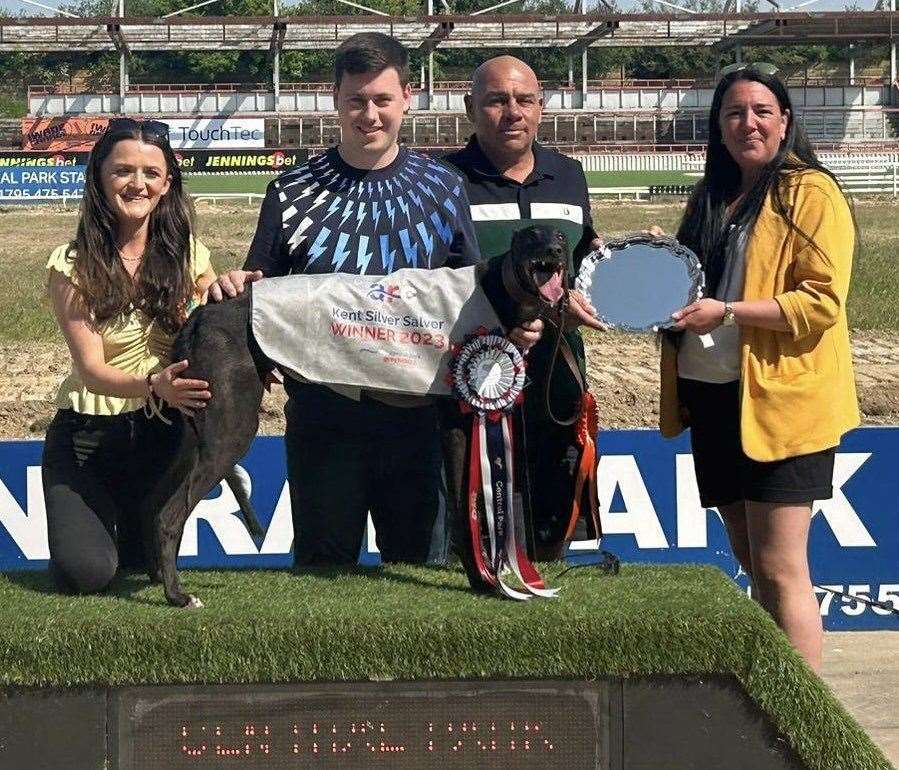 Flashing Willow won the Silver Salver at Central Park in 2023 MUST CREDIT Picture: Central Park Stadium