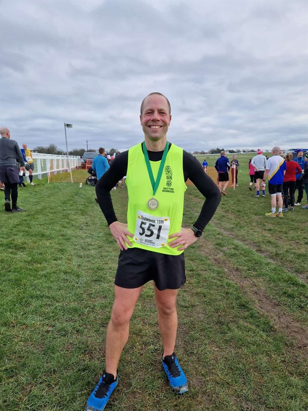 Darren Wood, pictured after the Tadworth 10, is a member of south London club Sutton Runners (Handout/PA)