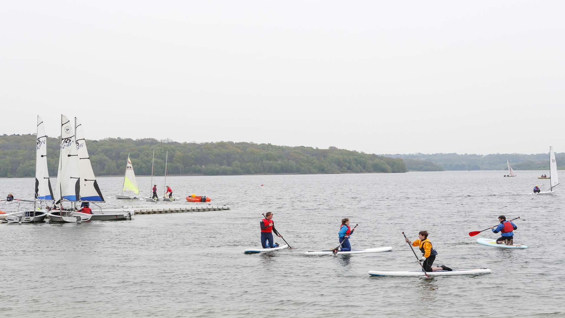 Sailing at Bewl Water, Lamberhurst