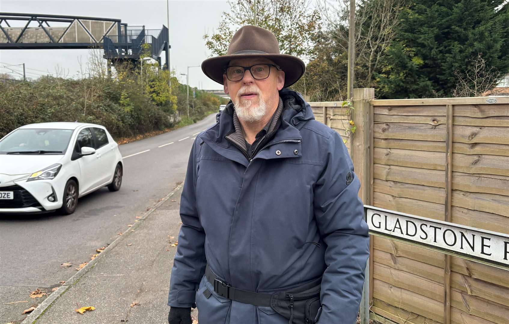 Harry Thomas says people "fly" over the bridge in Crowbridge Road