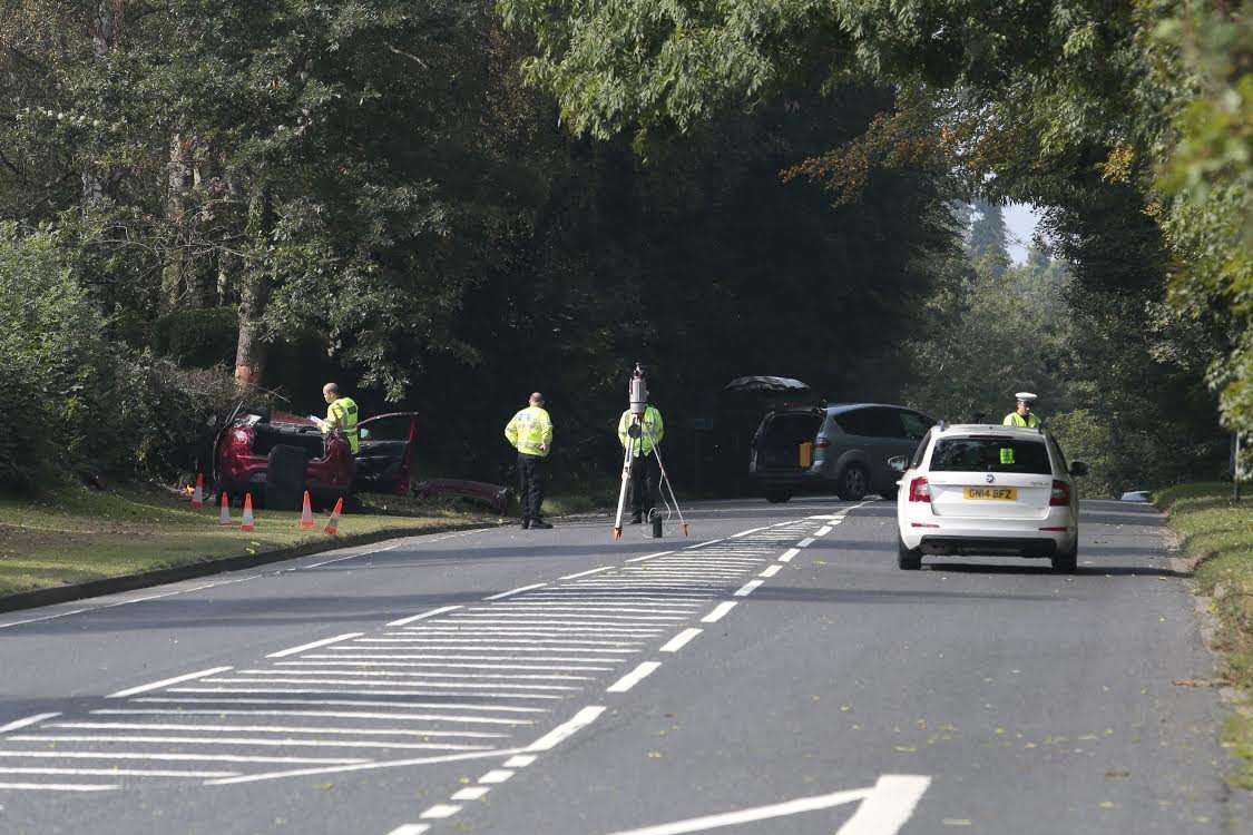 Emergency services are investigating the crash scene