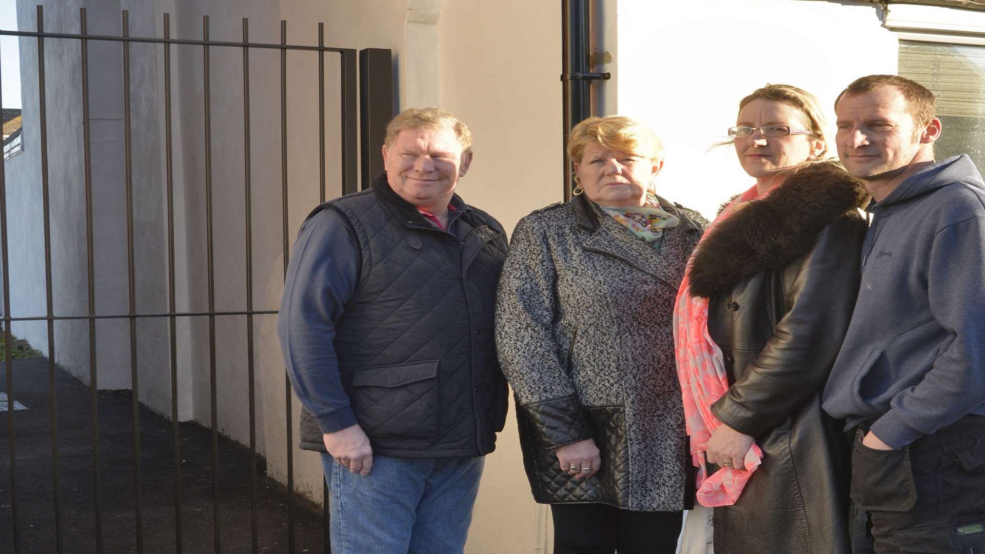 The angry neighbours and the gate that has appeared in the pathway