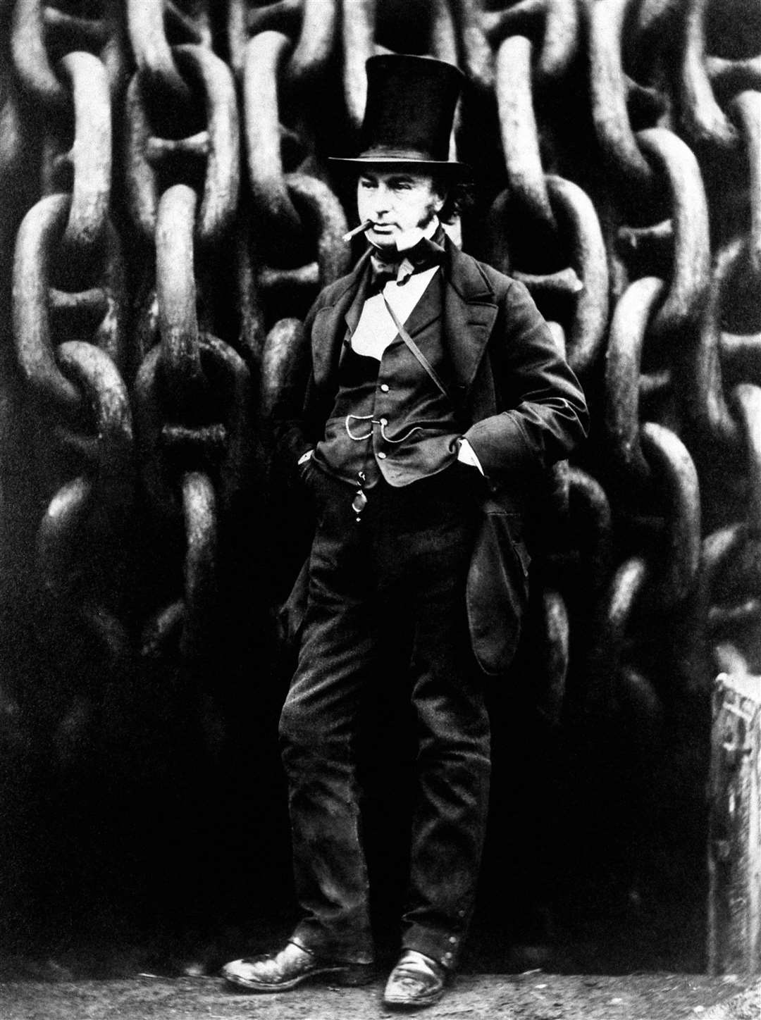 Isambard Kingdom Brunel seen in 1857 (Archive/PA)