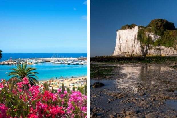 Puerto Rico beach vs St Margaret’s Bay. Picture: Bareta and Darlo Canada from Getty Images