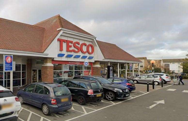 Jason Cousins was banned from Tesco stores in Thanet after stealing from the supermarket in Manston Road on three occasions. Picture: Google