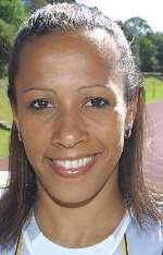 KELLY HOLMES: in good shape