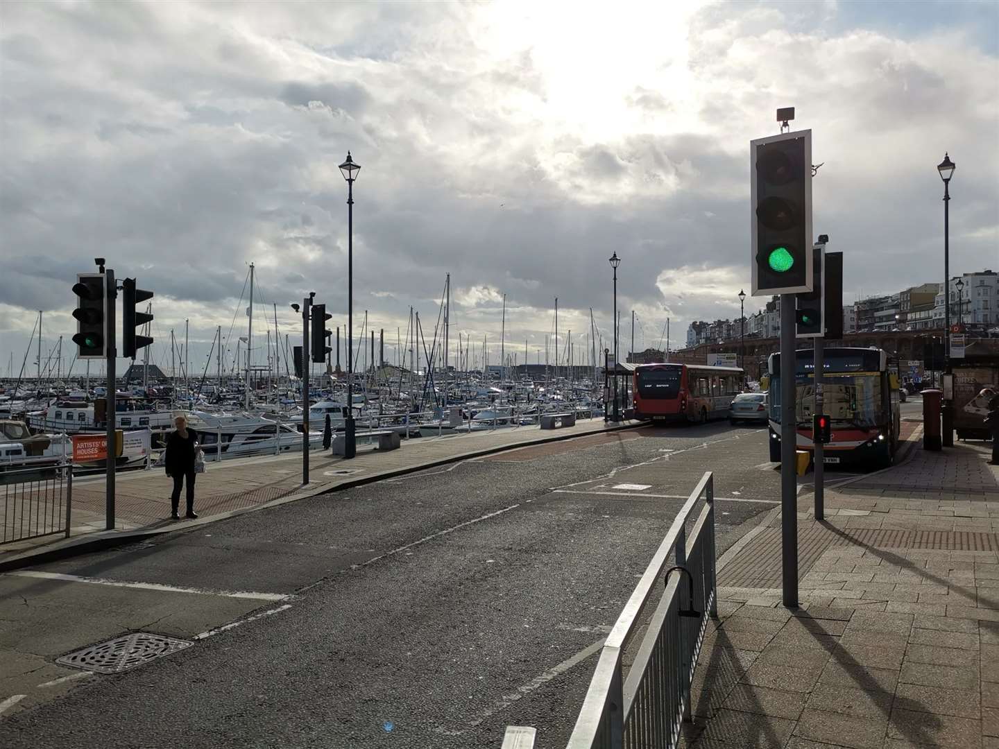 The incident happened in Harbour Parade, Ramsgate