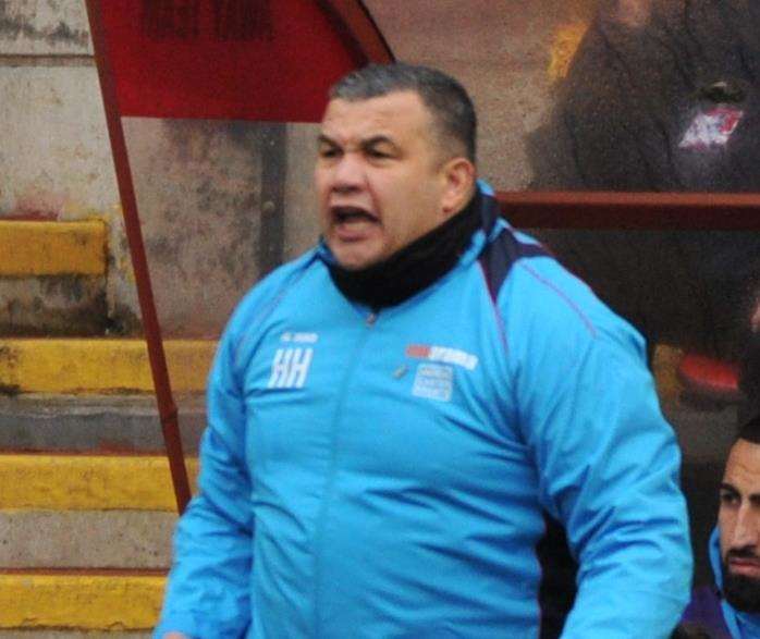 Maidstone head coach Hakan Hayrettin Picture: Steve Terrell