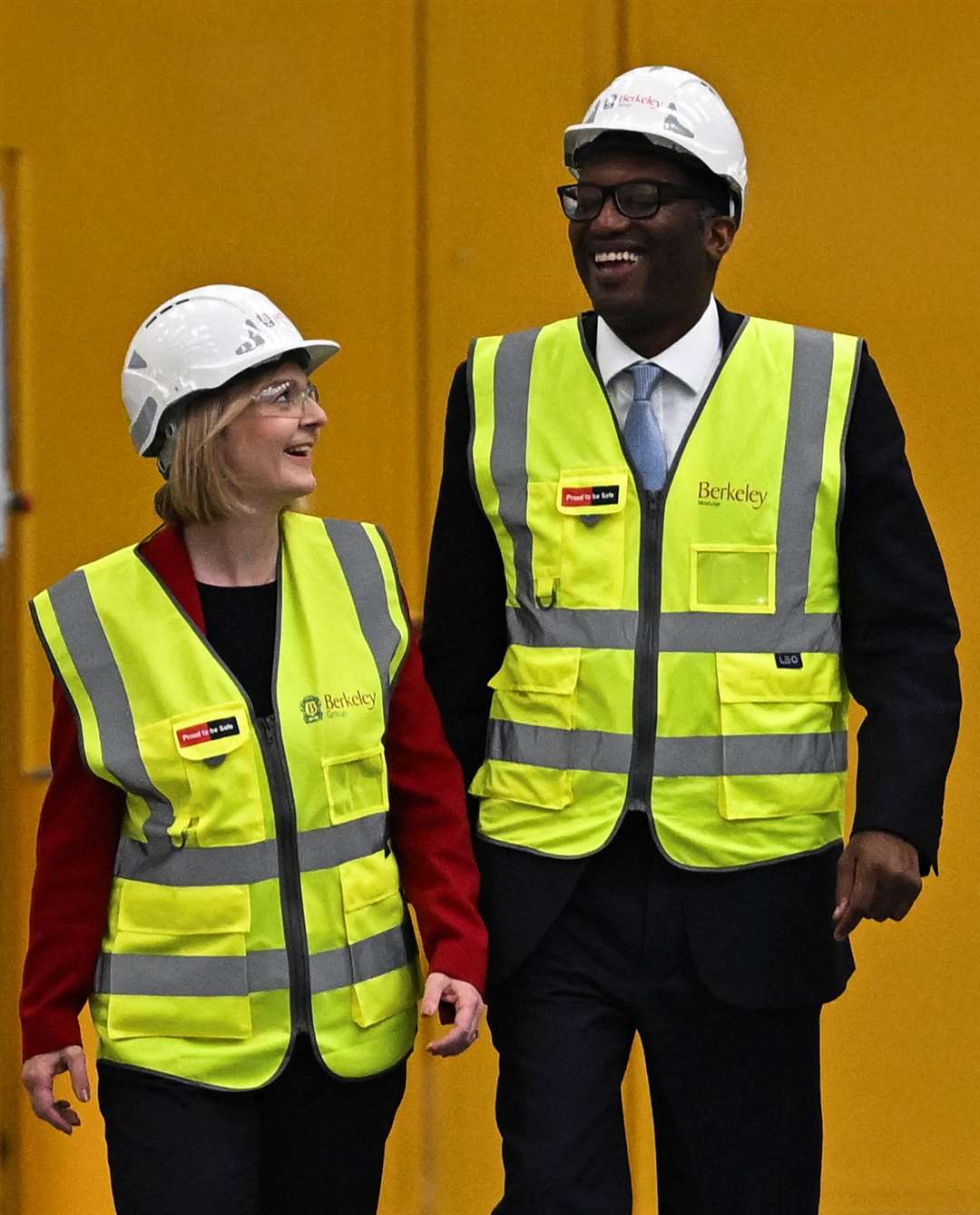 Liz Truss and Kwasi Kwarteng announced plans to relax planning laws in Friday’s mini budget (Dylan Martinez/PA)