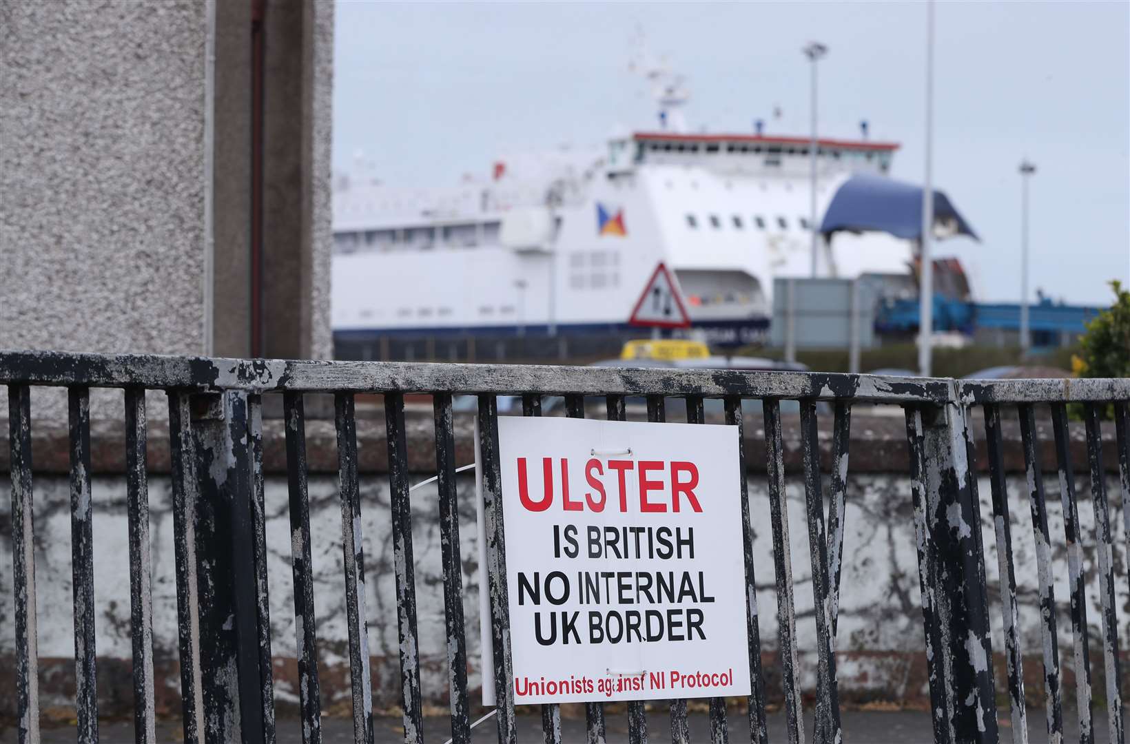 The UK is planning unilateral action to introduce separate ‘green’ and ‘red’ lanes for goods travelling between Great Britain and Northern Ireland (Niall Carson/PA)