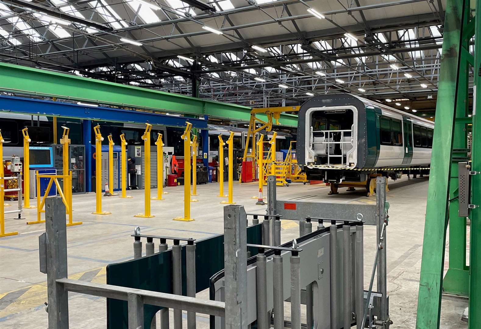 The Alstom Litchurch Lane train-making plant in Derby (Matthew Cooper/PA)