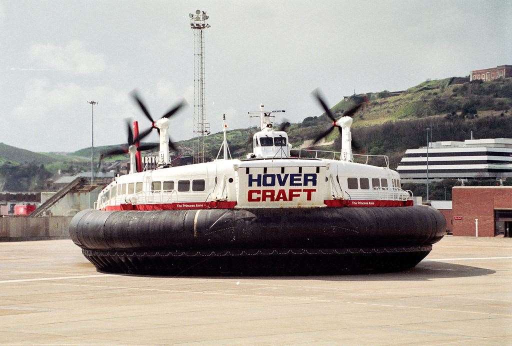 The hovercraft flew to and from Dover until 2000. Picture copyright: Emma Pullen