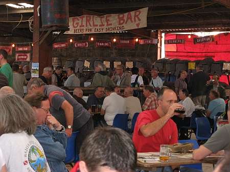 Visitors enjoy the Kent Beer Festival. Library image