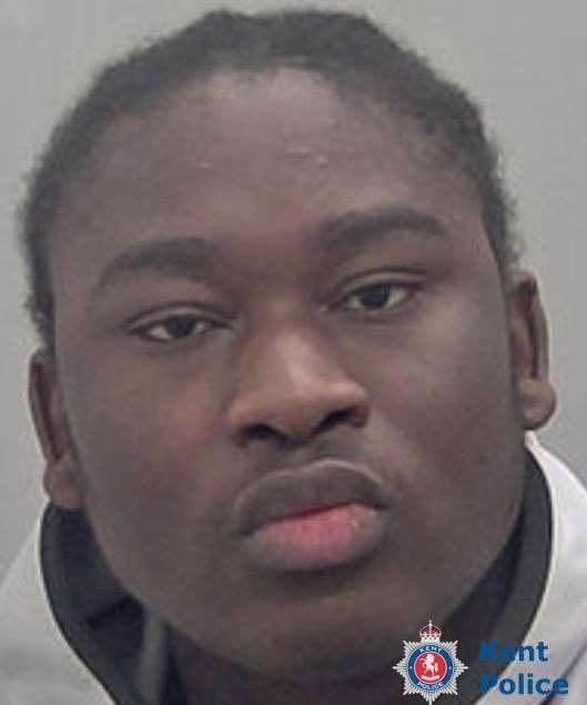 Odyssius Ojo was jailed after being found to be connected to a county lines drug gang. Picture: Kent Police