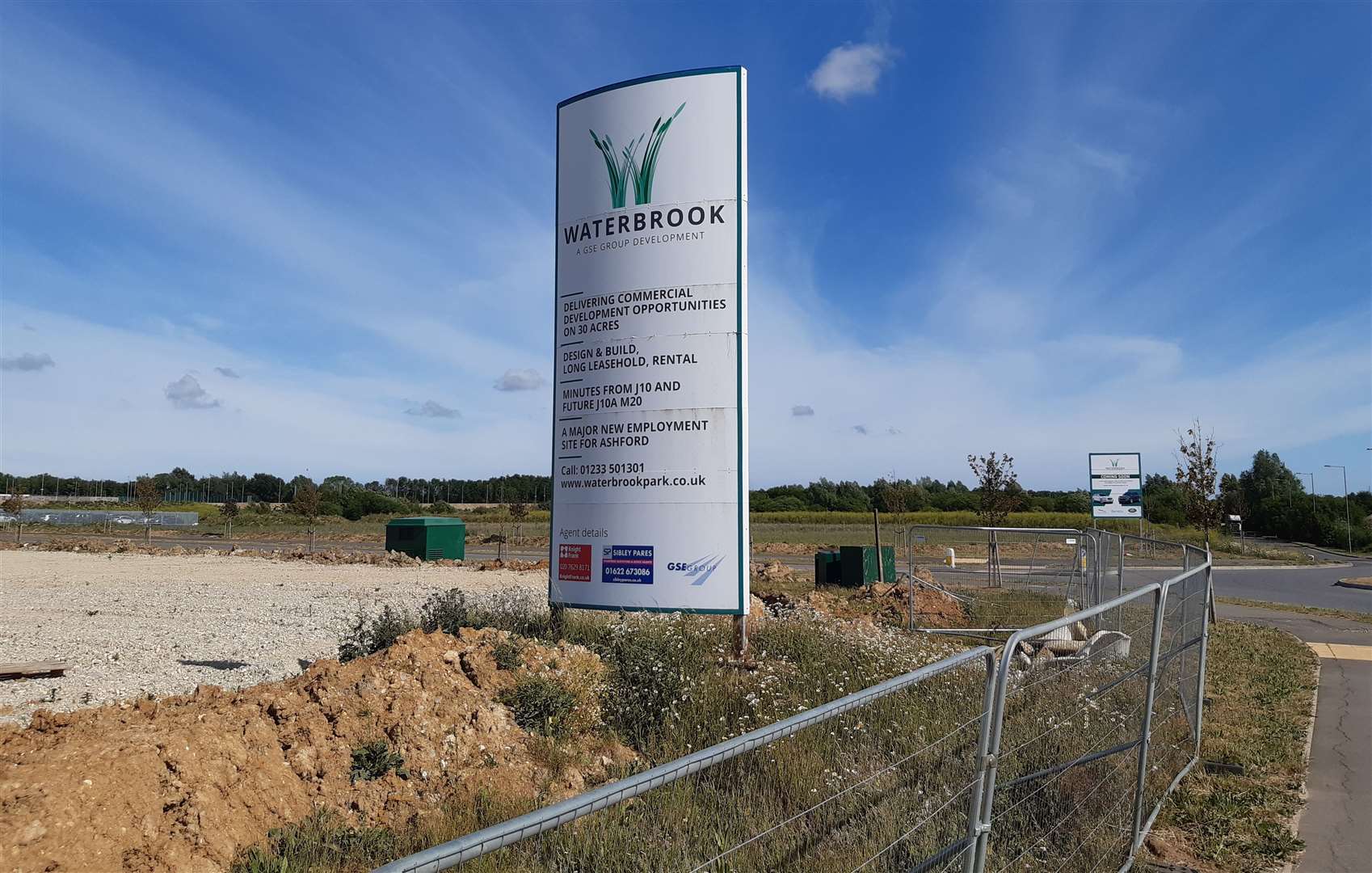 Waterbrook Park is home to Ashford's truckstop and many industrial units