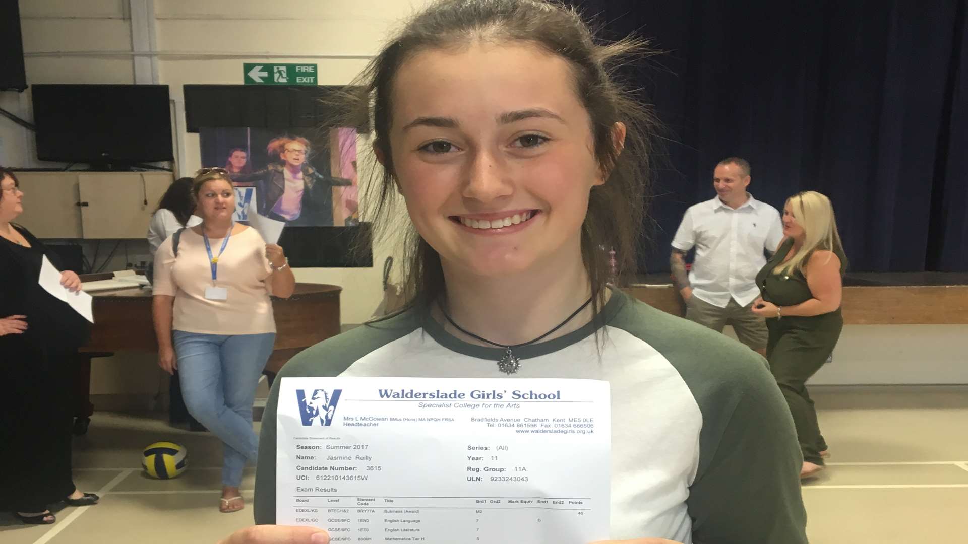 Jasmine Reilly is headed to the Gillingham Football Academy