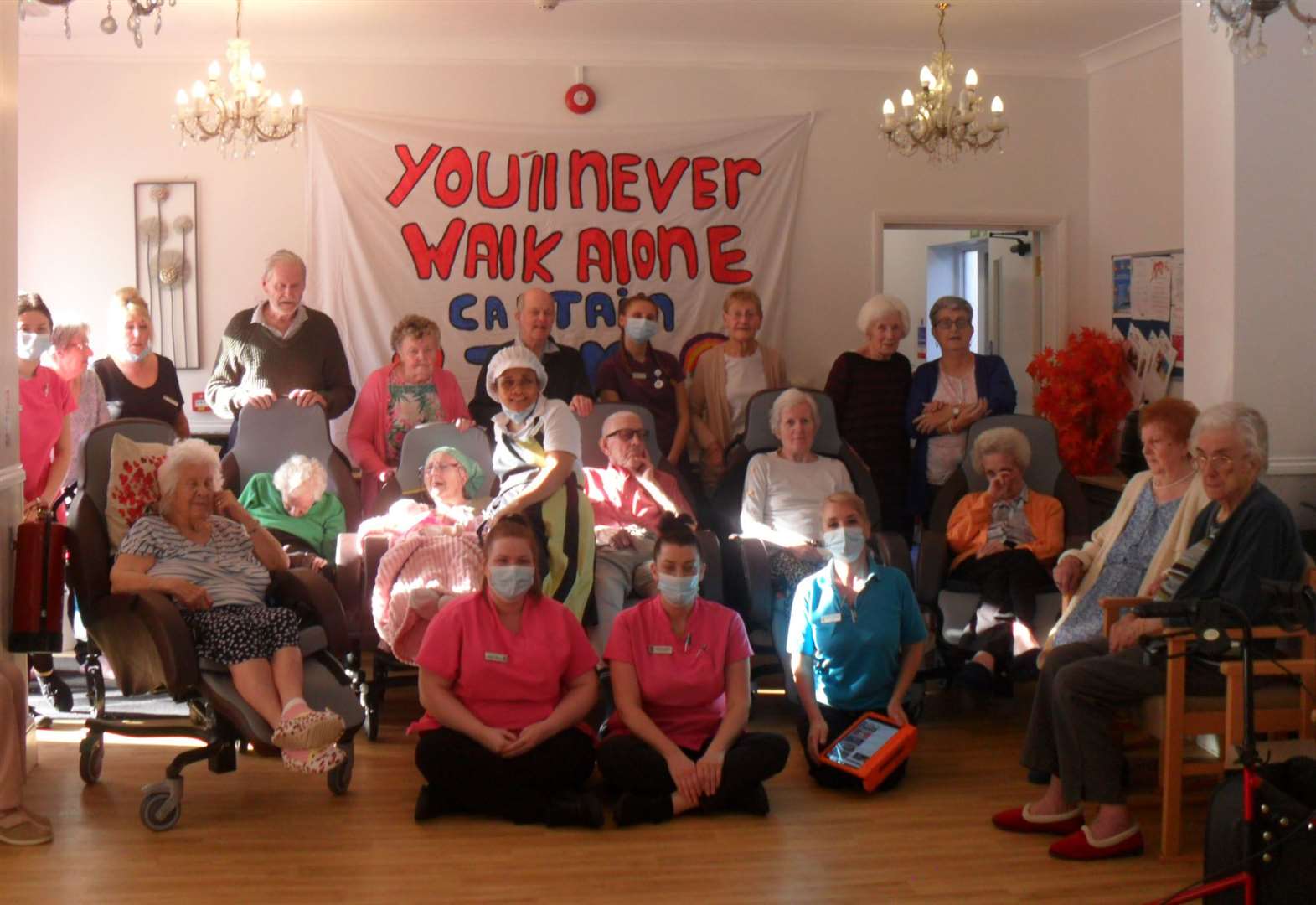 Sittingbourne care home residents complete 100 laps in memory of ...