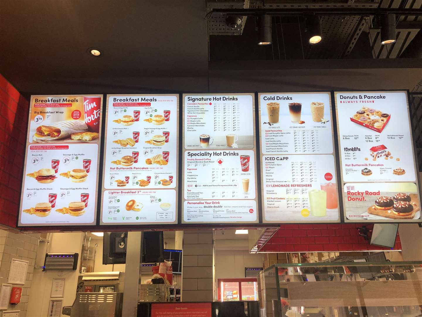 Tim Hortons UK Menu with Prices [77 Stores Researched]