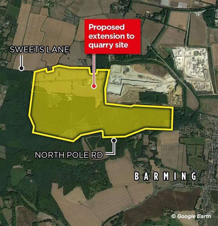 Gallagher's proposed quarry extension