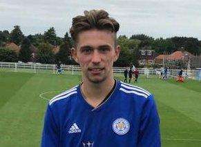 Josh Stirman played for Leicester City's under-19s against Mansfield on Tuesday Picture: Tonbridge Angels Academy