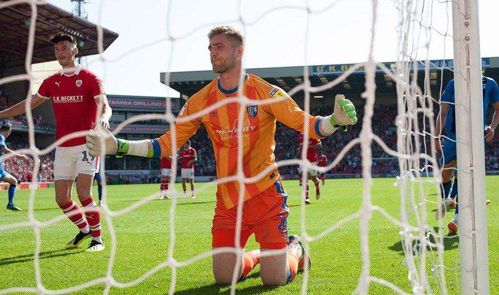 Tomas Holy can't keep out Kieffer Moore's penalty Picture: Ady Kerry (3915398)