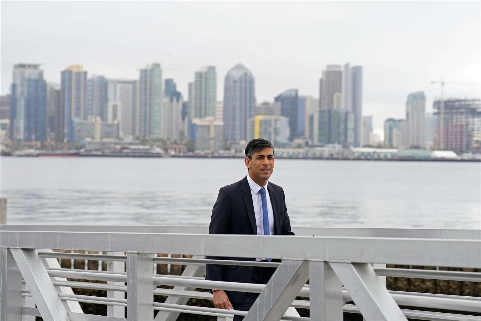 Prime Minister Rishi Sunak spoke while in San Diego (Stefan Rousseau/PA)