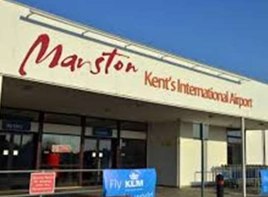 The terminal at Manston airport
