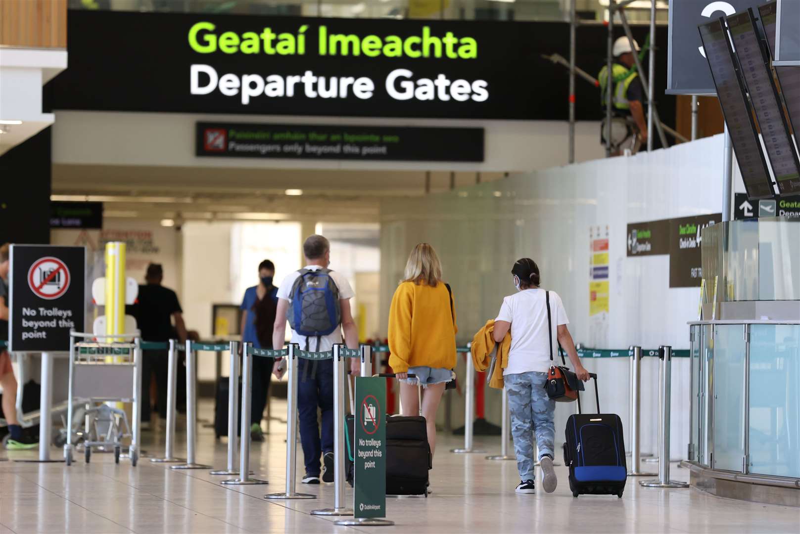 Around 500,000 passengers will travel in and out of Dublin Airport in the coming days (Liam McBurney/PA)