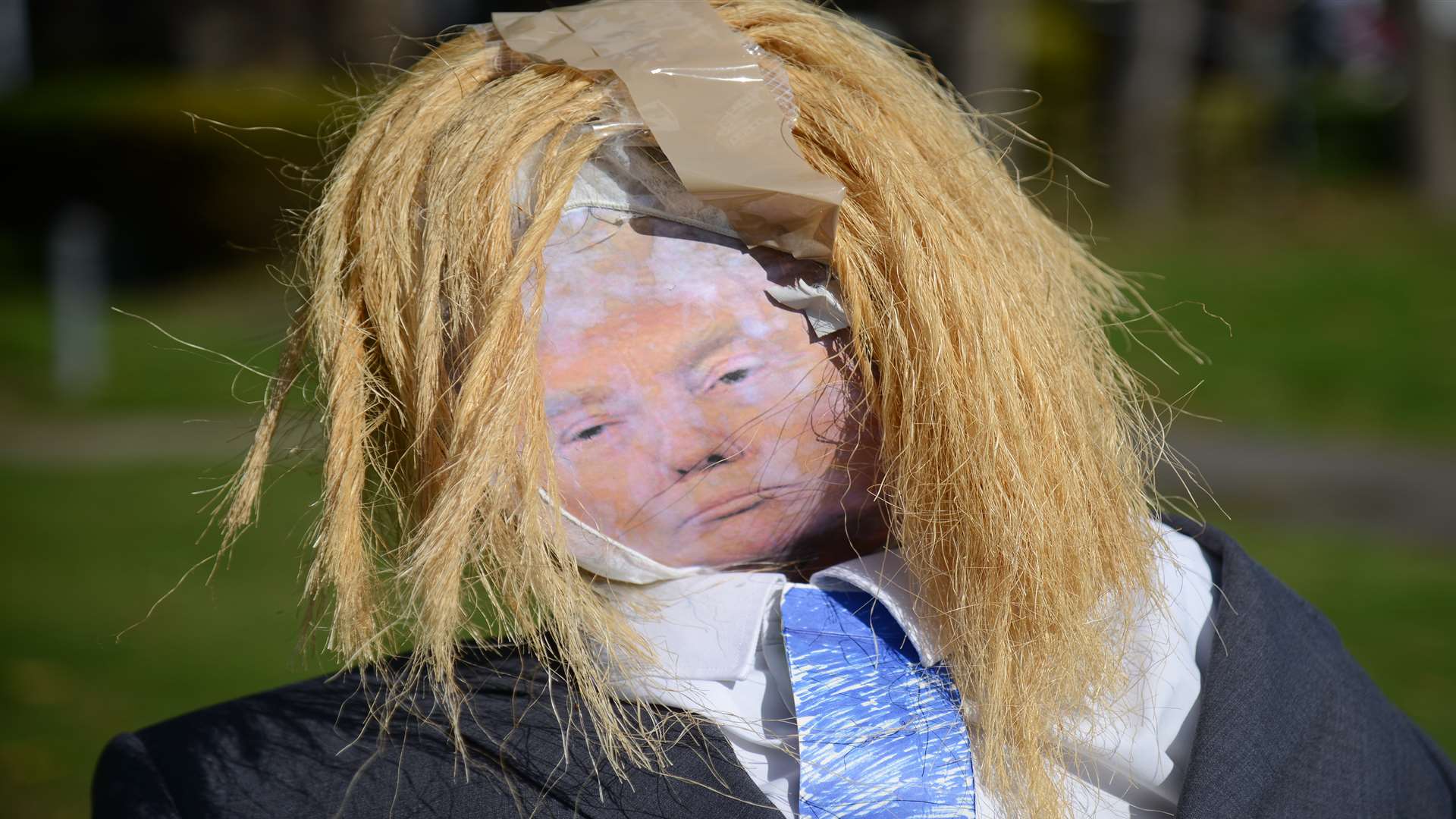 Donald Trump has seen better days...