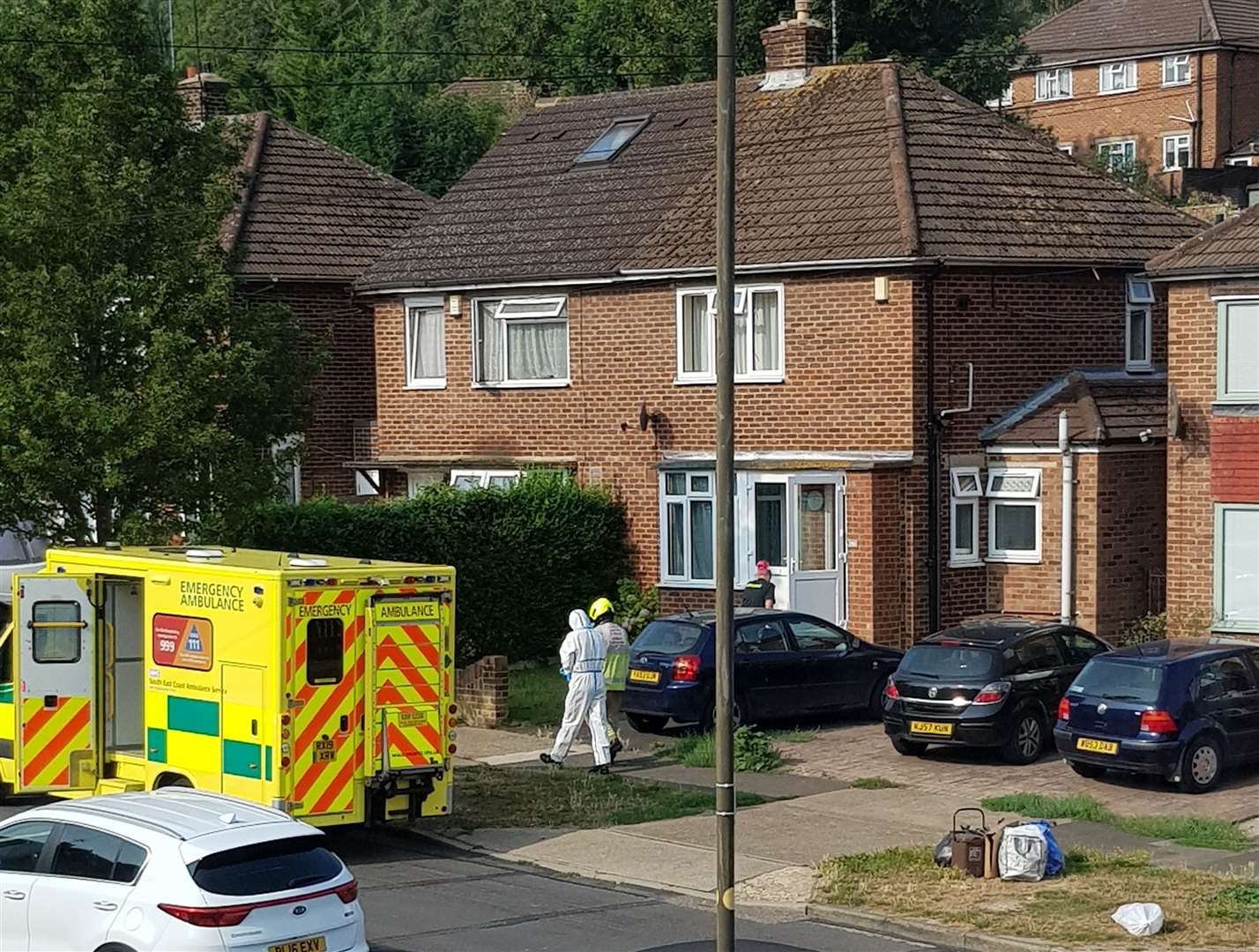 Emergency services were called to The Tideway in Rochester