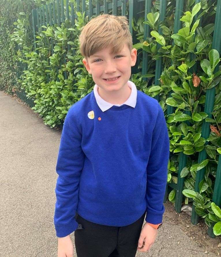 Finley, eight, from Meopham, has seen his journey time increased from 15 minutes to 90.