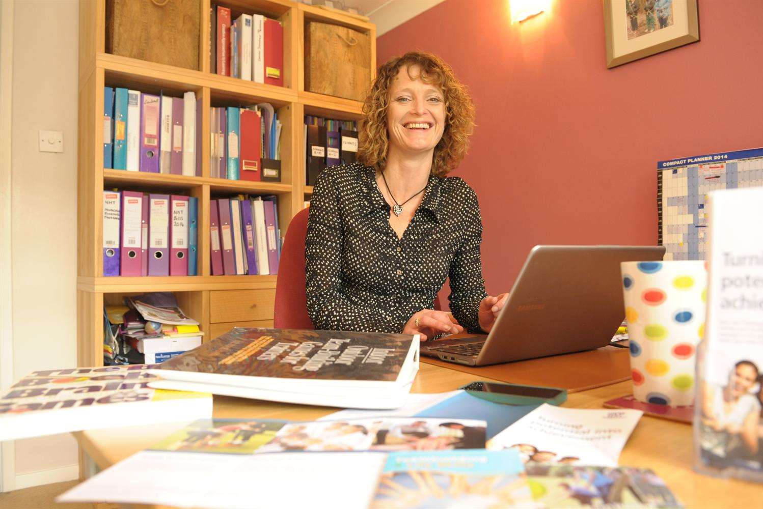 Soozi Parker in her office at home in Vigo