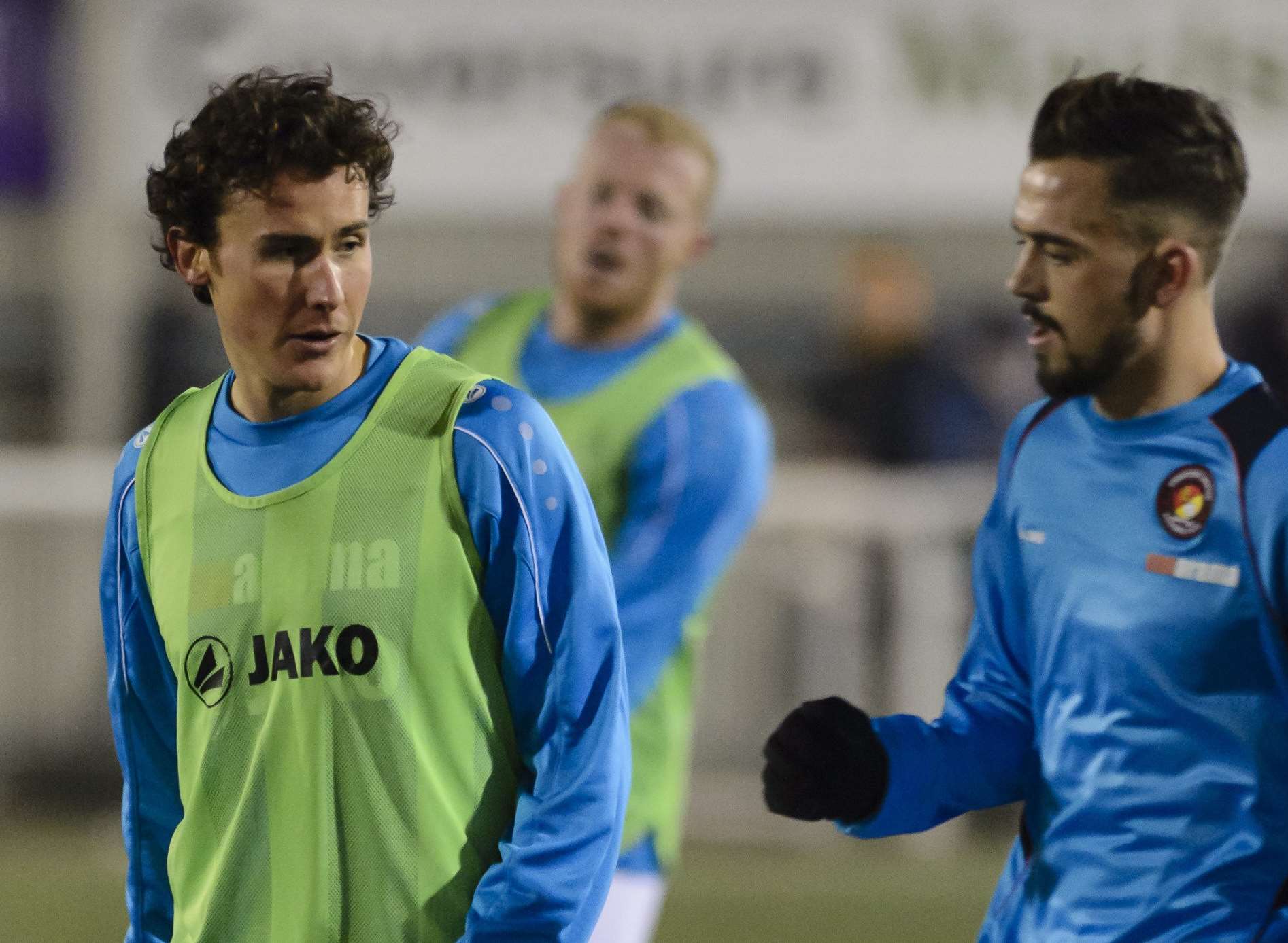 Lawrie Wilson, pictured left, and James Alabi signed for Ebbsfleet this week Picture: Andy Payton