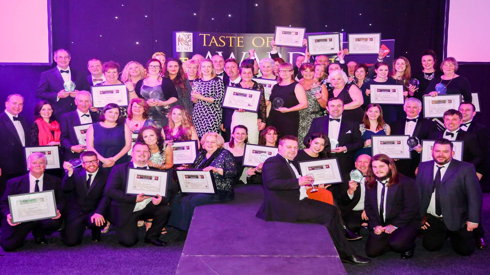 The Taste of Kent Awards winners celebrate