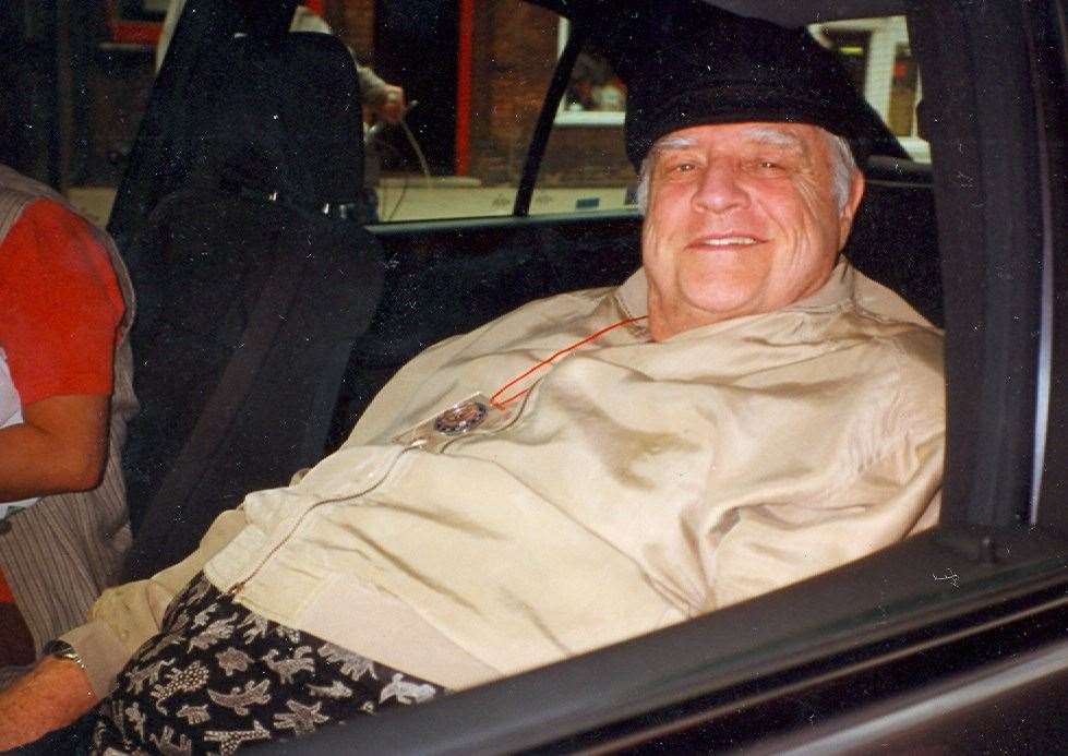 Marlon Brando during one of his visits to Faversham. Picture: Anne Standing