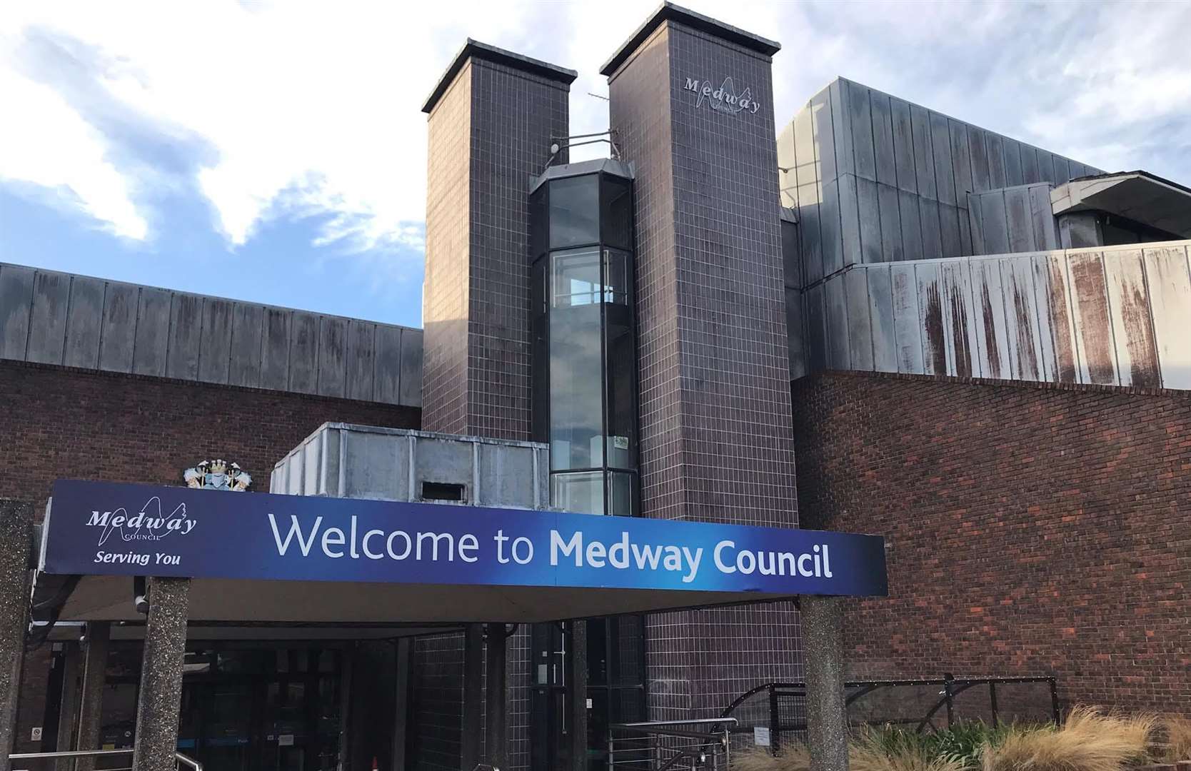 Medway Council headquarters, Gun Wharf, in Dock Road, Chatham. Stock photo