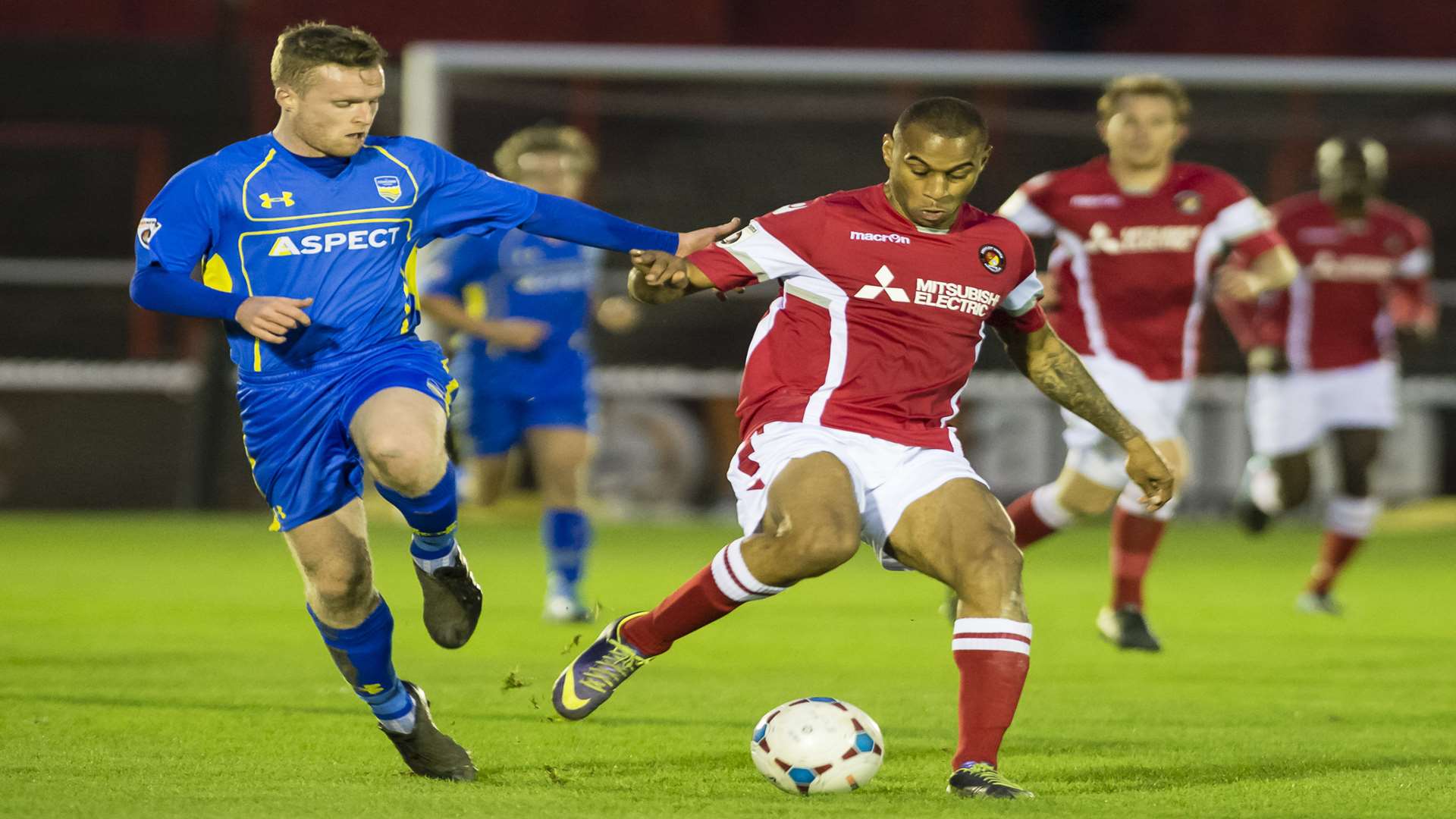 Daryl McMahon admitted Ebbsfleet were too open in their Boxing Day win over Concord Picture: Andy Payton