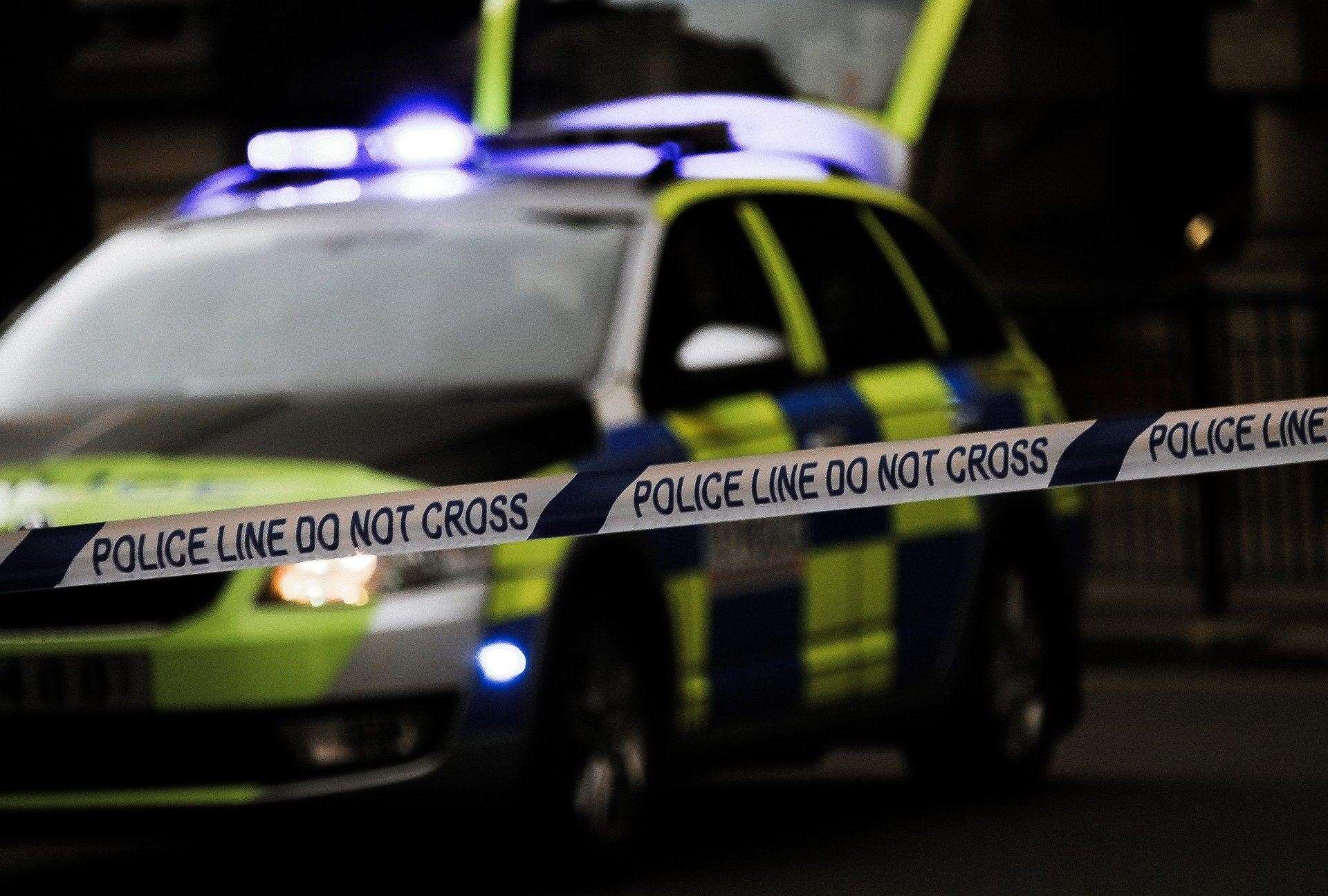 Hythe High street was closed last night. Stock image