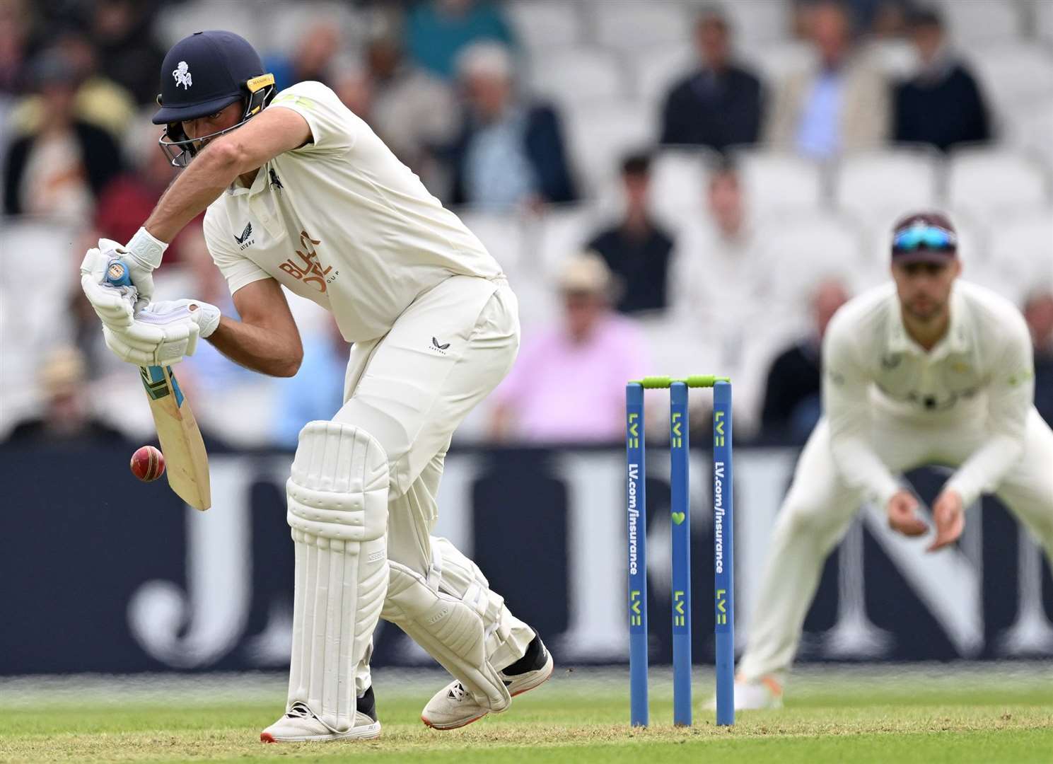 Jack Leaning made 28 in Kent’s first innings. Picture: Keith Gillard