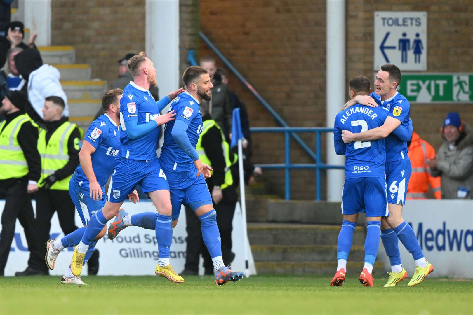 Gillingham level as Max Ehmer pounces from close-range Picture: Keith Gillard