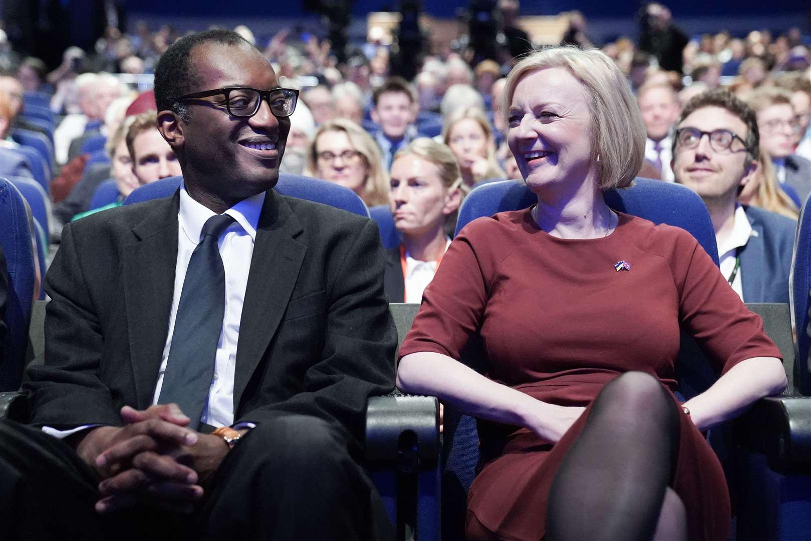 Kwasi Kwarteng and Liz Truss (Stefan Rousseau/PA)