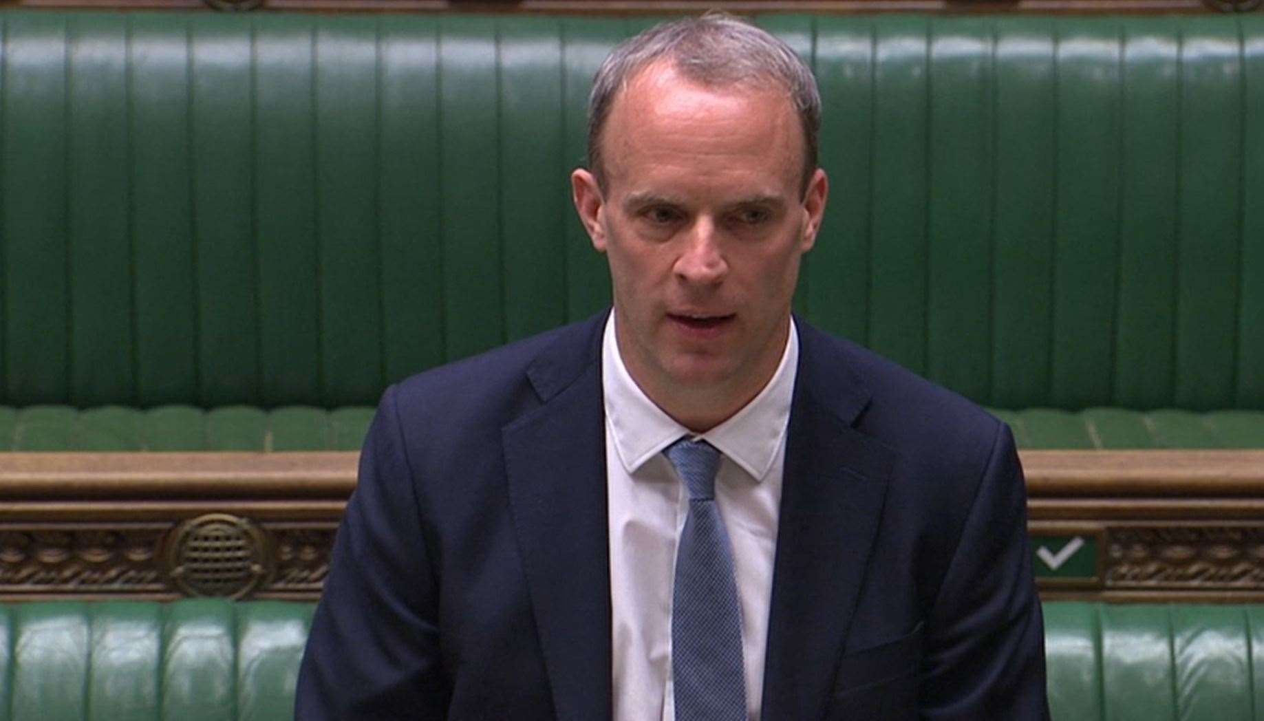 Dominic Raab has promised to hold Russia to account (House of Commons/PA)