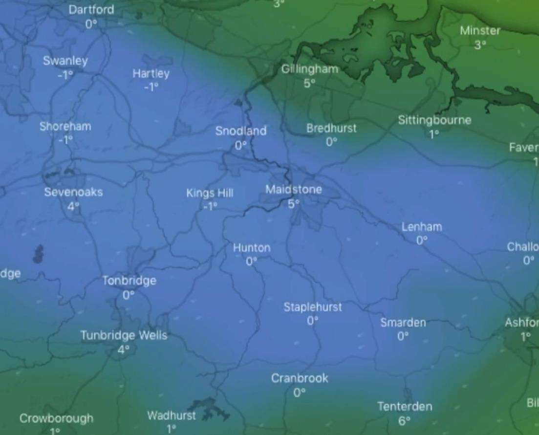 Mini Beast from the East to hit parts of Kent