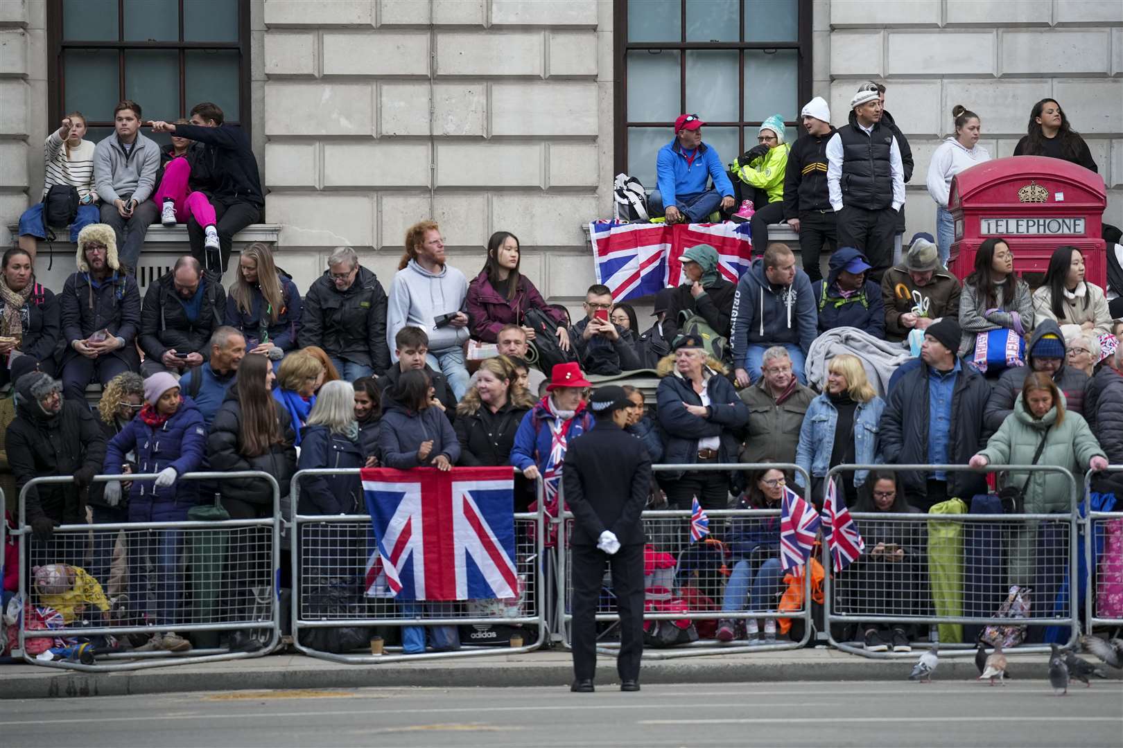 The crowd in London ahead of the State Funeral of Queen Elizabeth II. Picture: PA