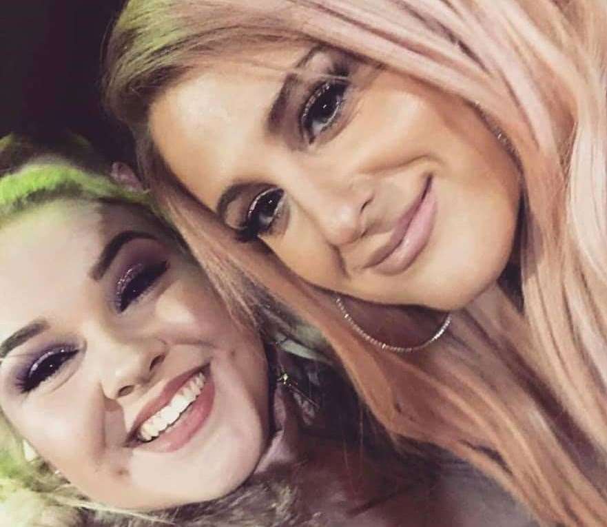Meghan Trainor and Jalisa Forsyth. Picture taken from Meghan Trainor's Facebook post (12297848)